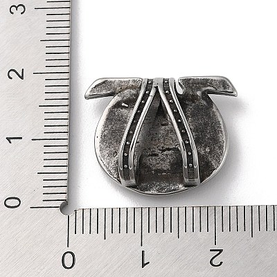 304 Stainless Steel Slide Charms STAS-D014-24AS-1