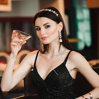1Pc Iron Rhinestone Tennis Chains Bib Necklace NJEW-FG0001-11A-1