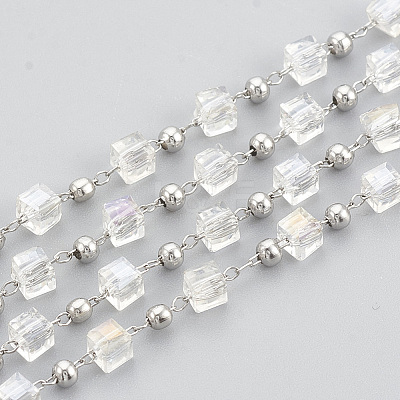 Handmade Glass Beaded Chains CHS-S002-05-1