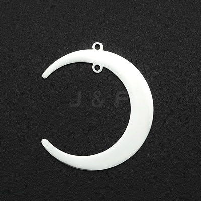 Non-Tarnish 201 Stainless Steel 2-Loop Link Pendants STAS-N090-LA041-1