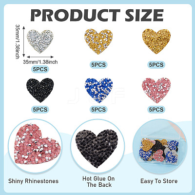Polyester Hotfix Rhinestone Iron on Patches Applique Patch FIND-TA0002-53B-1