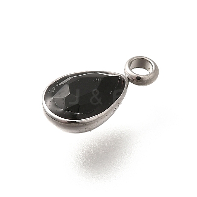 304 Stainless Steel Pendants STAS-Q346-04P-08-1