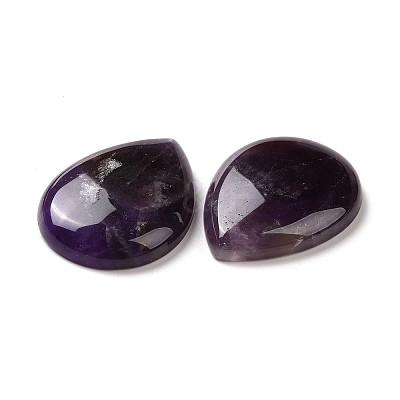 Natural Amethyst Cabochons G-E491-A-02-1