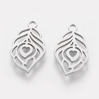 Non-Tarnish 304 Stainless Steel Pendants X-STAS-Q201-T201-1