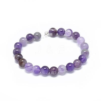 Natural Amethyst Beads Strands G-G791-11-B02-1