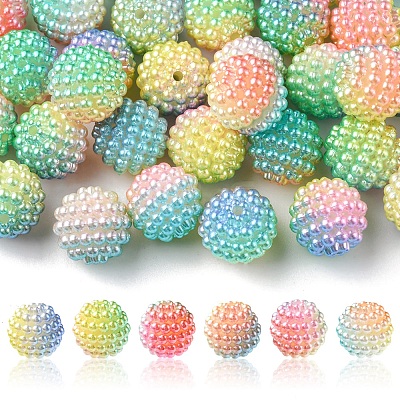 Imitation Pearl Acrylic Beads OACR-FS0001-32G-1