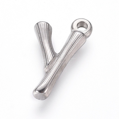 Tarnish Resistant 304 Stainless Steel Pendants STAS-G214-38P-Y-1