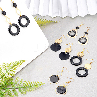 DIY Dangle Earring Making Kits DIY-SC0013-18G-1