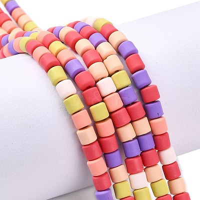 Polymer Clay Bead Strands CLAY-T001-C29-1