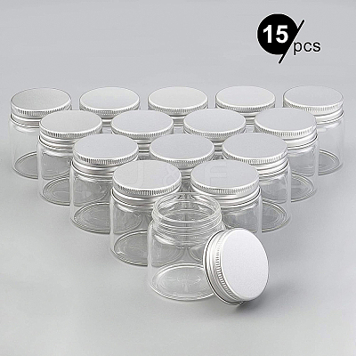 Mini Glass Bottles with Aluminum Cap Screw Top Lids CON-BC0006-07-1