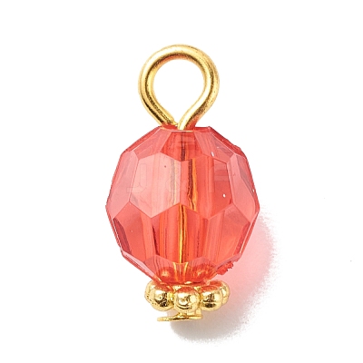 Transparent Acrylic Pendants PALLOY-JF01834-09-1