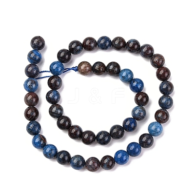 Natural Blue Opal Beads Strands X-G-H045-A02-8MM-1