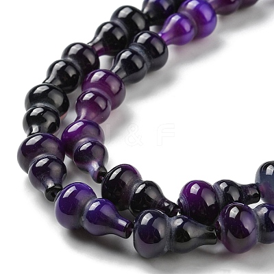 Natural Agate Beads Strands G-C039-C03-1