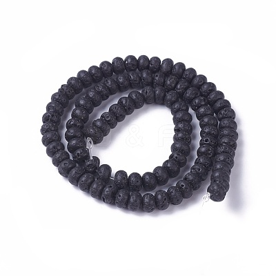 Natural Lava Rock Beads Strands G-E541-05A-1
