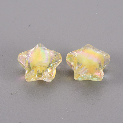 Transparent Acrylic Beads TACR-S152-02D-1