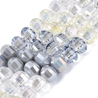 Electroplate Mixed Styles Glass Beads Strands EGLA-N022-14A-A07-1