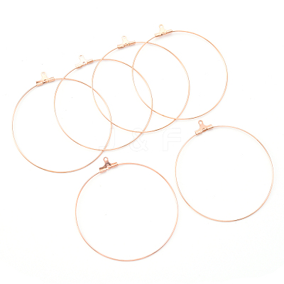 304 Stainless Steel Pendants STAS-T031-20-50mm-RG-1