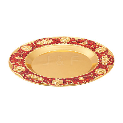 1Pc Iron Flat Round Display Panel for Fragrance Activity AJEW-MB0001-13B-1