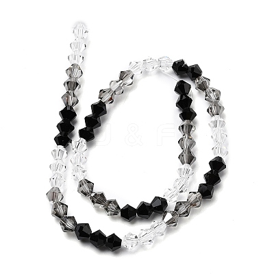 Transparent Gradient Color Glass Beads Strands GLAA-F131-01B-05-1