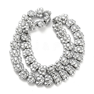 Electroplated Synthetic Non-magnetic Hematite Beads Strands G-Z032-D02-05F-1