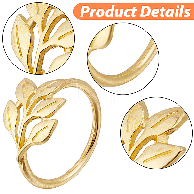 16Pcs 2 Colors Leaf Alloy Napkin Rings AJEW-GF0013-15-1