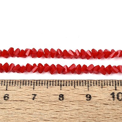 Opaque Glass Beads Strands GLAA-N019-3mm-09-1