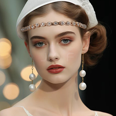 Wedding Bridal Headbands Hair Vine DIY-WH0430-582-1