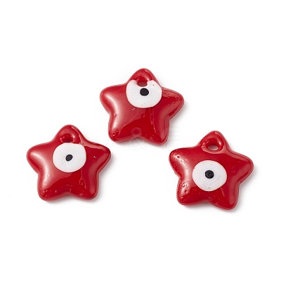 Handmade Evil Eye Lampwork Pendants LAMP-I026-12E-1