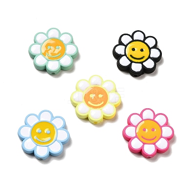 Opaque Acrylic Beads X-ACRC-I001-02-1