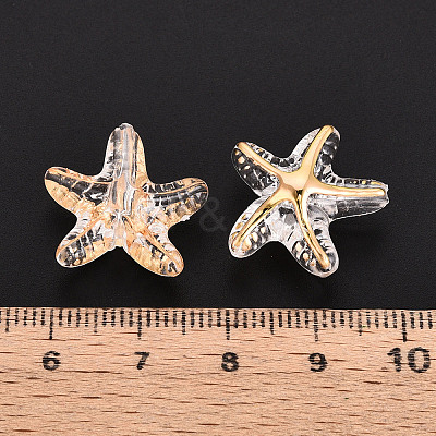 Transparent Acrylic Beads TACR-T028-71-1