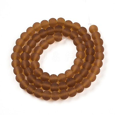 Transparent Glass Beads Strands GLAA-T032-T6mm-MD23-1