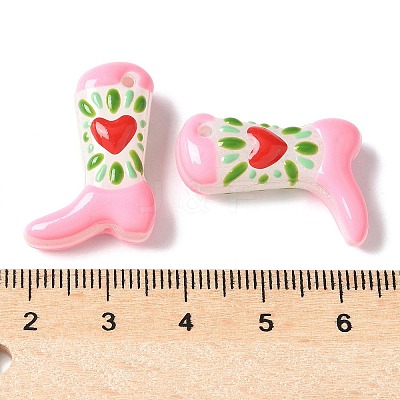 Baking Paint Glass Enamel Beads LS-BLOW-D300-01D-1