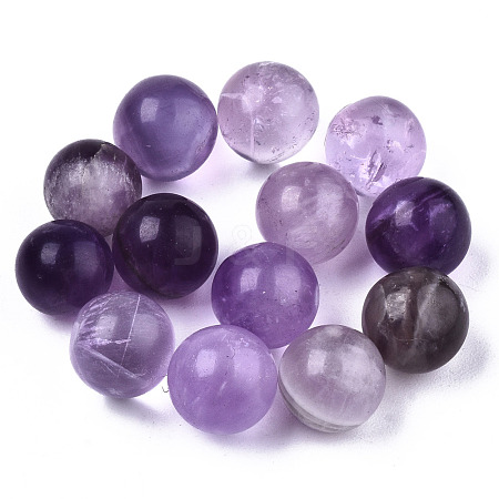 Natural Amethyst Beads G-R483-07-8mm-1