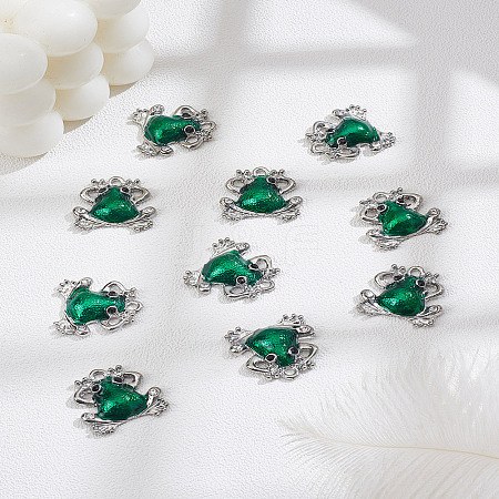 10Pcs Alloy Enamel Pendants ENAM-LP0001-74-1