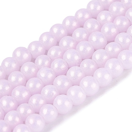 Baking Paint Glass Pearl Beads Strands DGLA-ZX001-05B-13-1