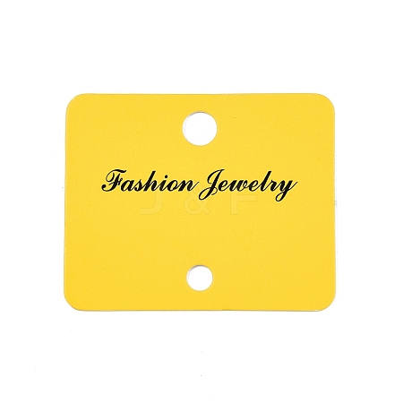 Rectangle Paper Jewelry Display Cards for Bracelets Keychains CDIS-T004-05-1