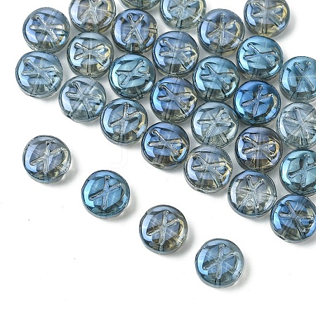 Electroplate Glass Beads EGLA-YW0005-01X-1