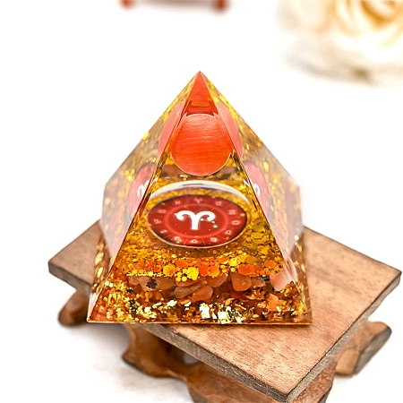 Constellation Orgonite Pyramid Resin Energy Generators PW-WG5E2FD-01-1