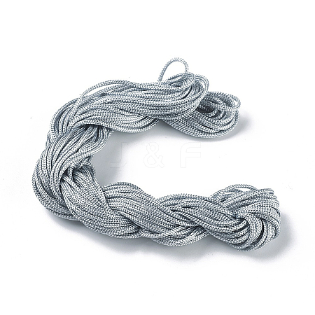 Nylon Braided Cord NWIR-WH0007-A15-1