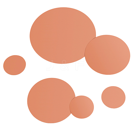6Pcs 3 Styles Copper Sheets DIY-GA0008-13-1