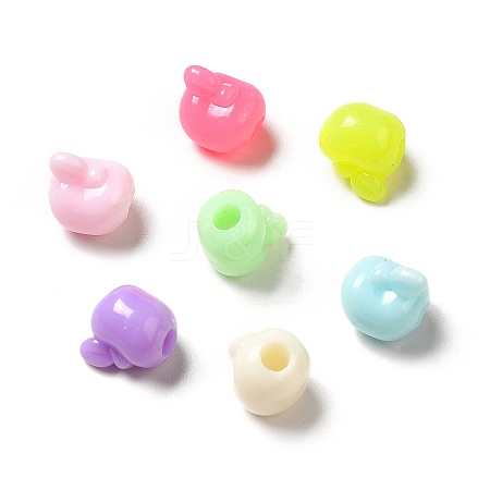 Macaron Color Opaque Acrylic Beads MACR-J122-10-1