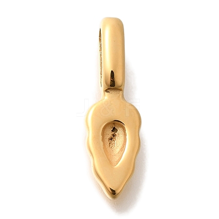 304 Stainless Steel Pendant Cabochon Settings STAS-G350-23G-1