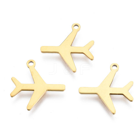 Ion Plating(IP) 201 Stainless Steel Pendants STAS-T044-265G-1