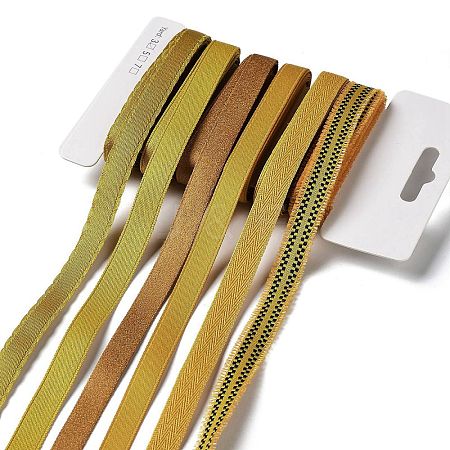 18 Yards 6 Styles Polyester Ribbon SRIB-C001-E03-1