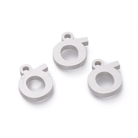 Tarnish Resistant 304 Stainless Steel Pendants STAS-A045-23P-1