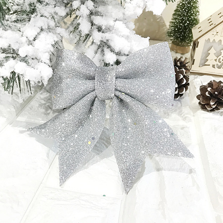 Glitter Foam Bowknot Ornament Accessories FIND-N005-04C-1