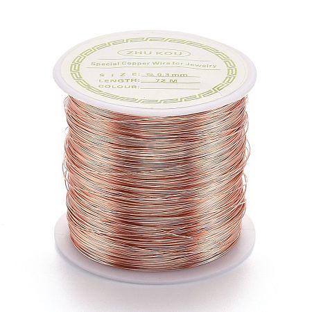 Copper Wire Copper Beading Wire for Jewelry Making CWIR-F001-N-0.3mm-1