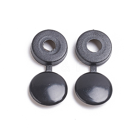 Plastic Hinged Screw Covers LS-DIY-WH0164-65A-1