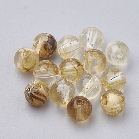 Transparent Acrylic Beads TACR-N001-31-1