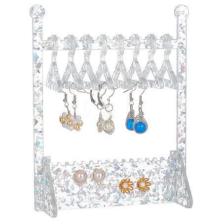   Transparent Acrylic Earring Display Stands EDIS-PH0001-27A-1